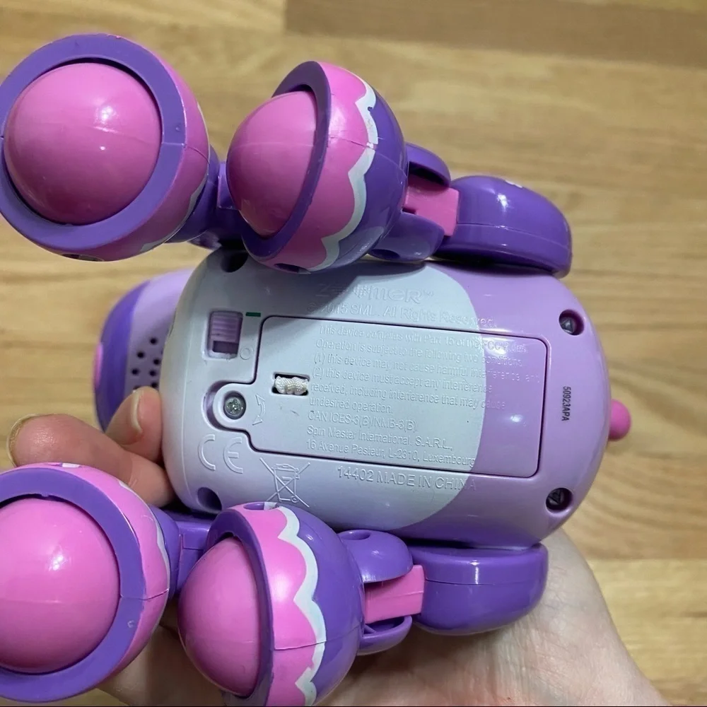 Zoomer Zuppies Interactive Robotic Dog Toy Kids Purple